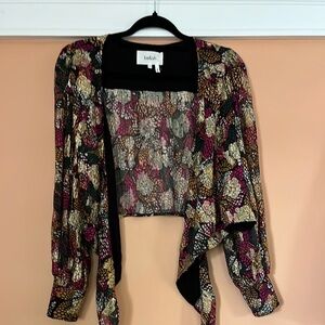 ba&sh Multicolor Floral Blouse